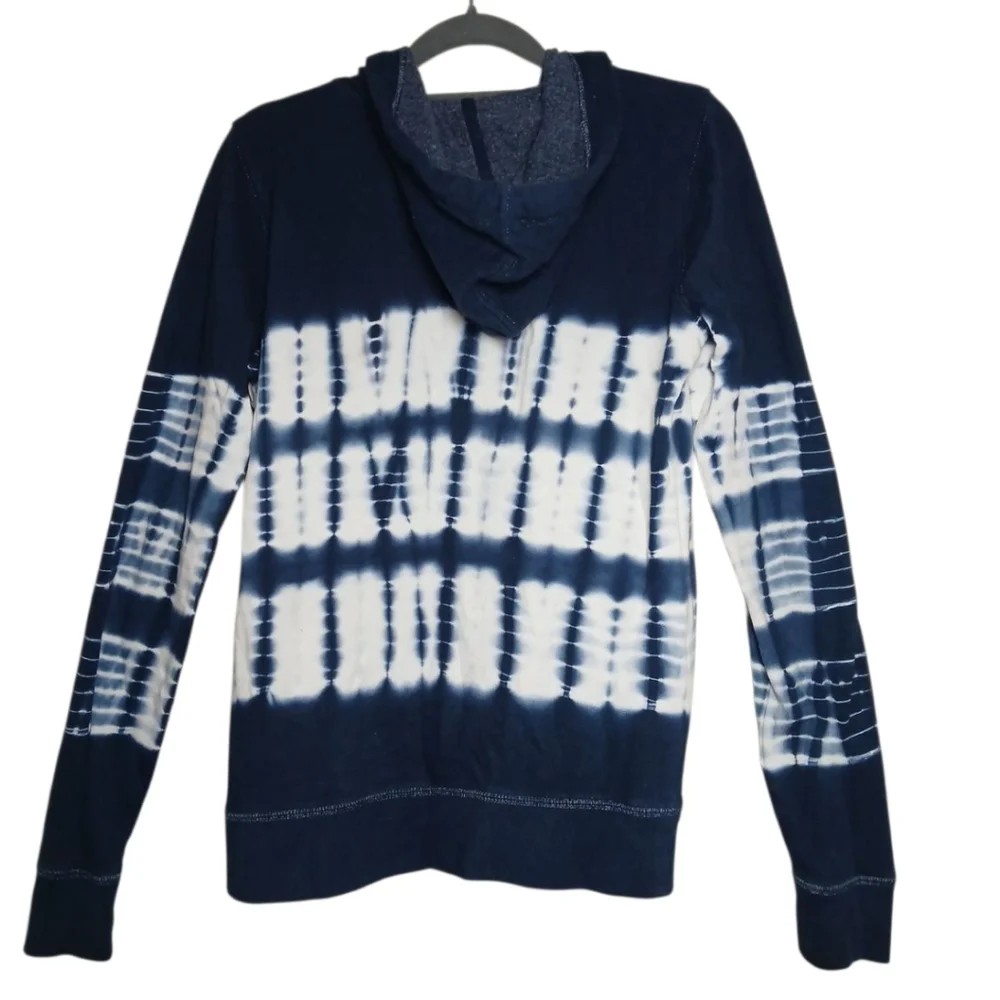 Old‎ Navy Navy Blue and White Tie-Dye Sweater Sz XS